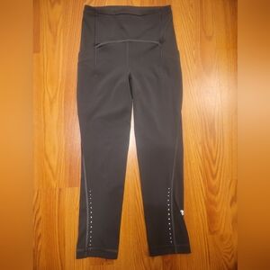 Lululemon Swift Speed High-Rise Crop 21" Inseam Graphite Gray 2 W6BJ9S Leggings